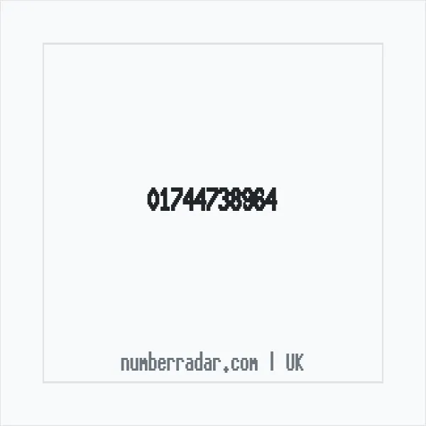 Reverse number check for +44 1744 738964 — who called me?