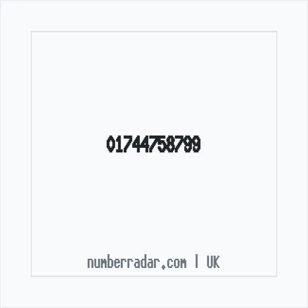 Reverse number check for +44 1744 758799 — who called me?