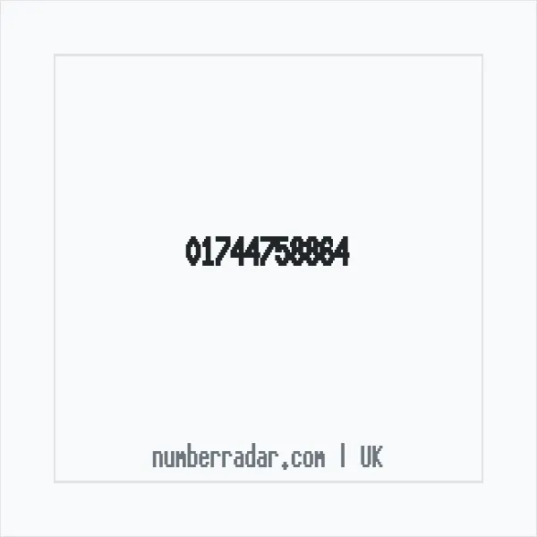Reverse number check for +44 1744 758864 — who called me?