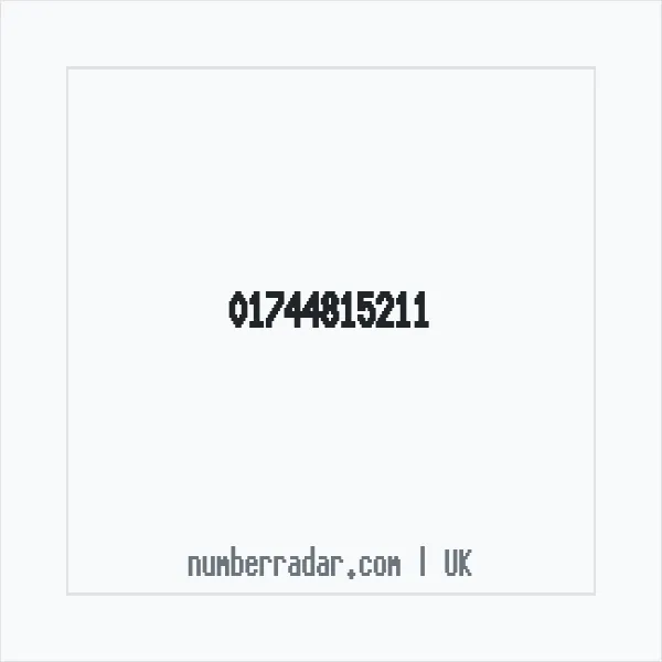 Reverse number check for +44 1744 815211 — who called me?
