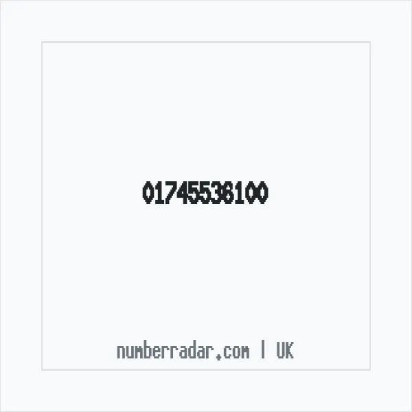 Reverse number check for +44 1745 536100 — who called me?