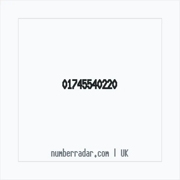 Reverse number check for +44 1745 540220 — who called me?