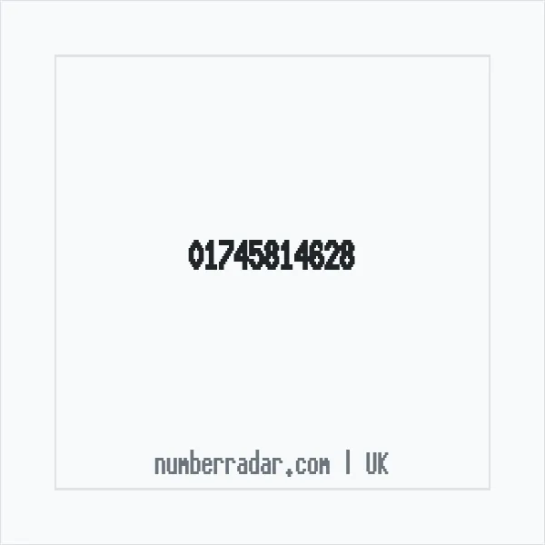 Reverse number check for +44 1745 814628 — who called me?