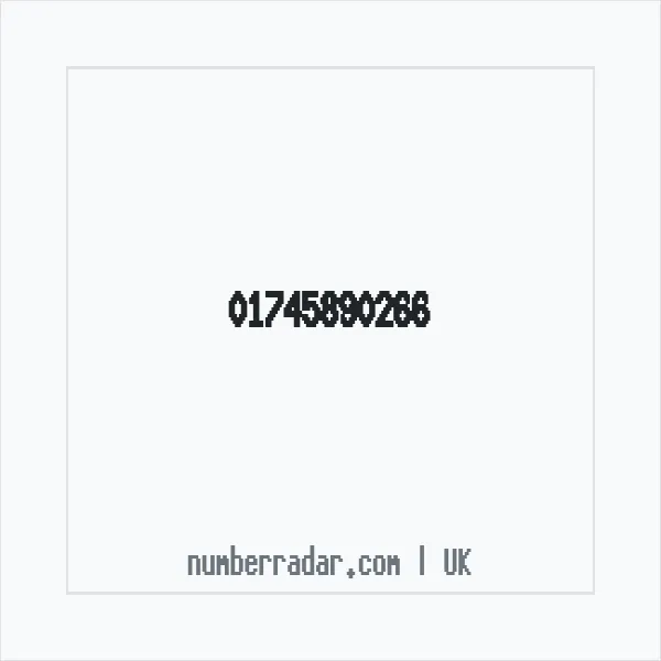 Reverse number check for +44 1745 890266 — who called me?