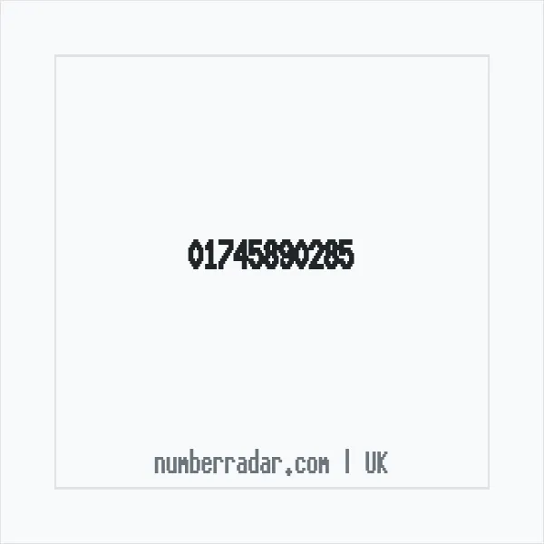 Reverse number check for +44 1745 890285 — who called me?