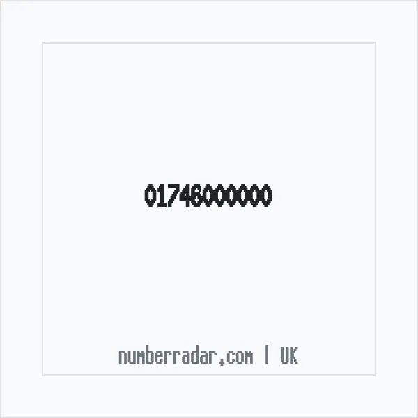 Reverse number check for +44 1746 000000 — who called me?