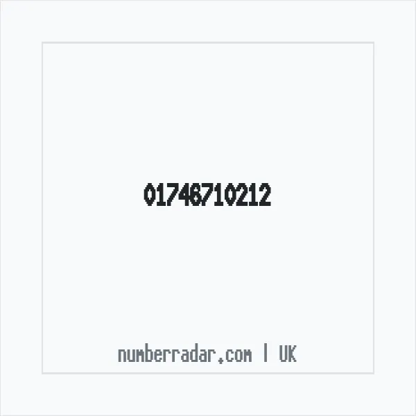 Reverse number check for +44 1746 710212 — who called me?