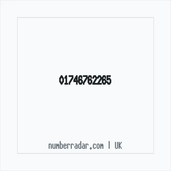 Reverse number check for +44 1746 762265 — who called me?