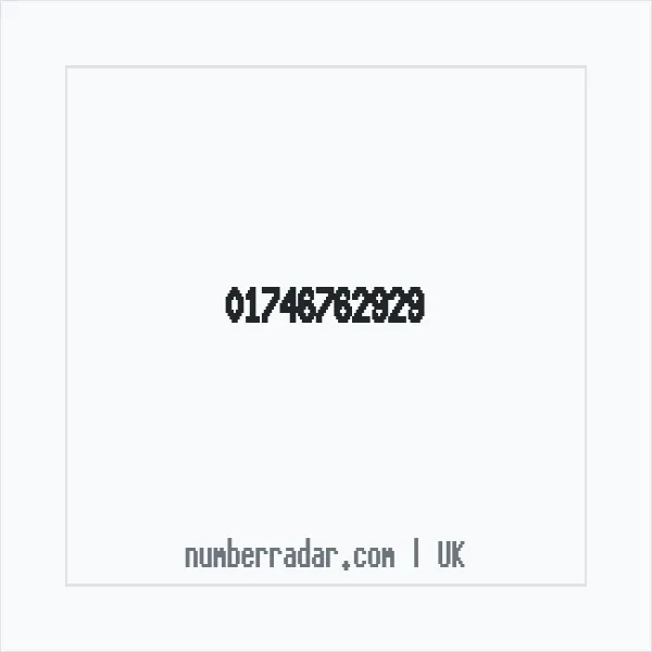 Reverse number check for +44 1746 762929 — who called me?