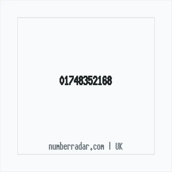 Reverse number check for +44 1748 352168 — who called me?