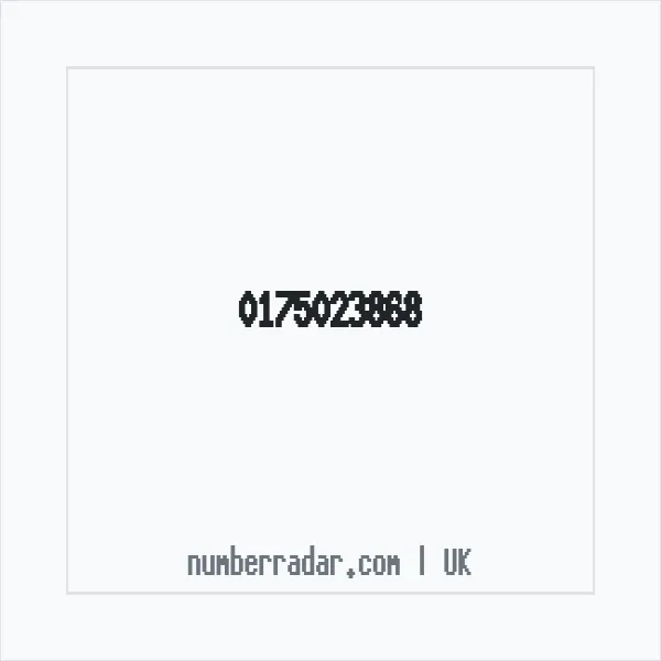Reverse number check for +44 175023868 — who called me?