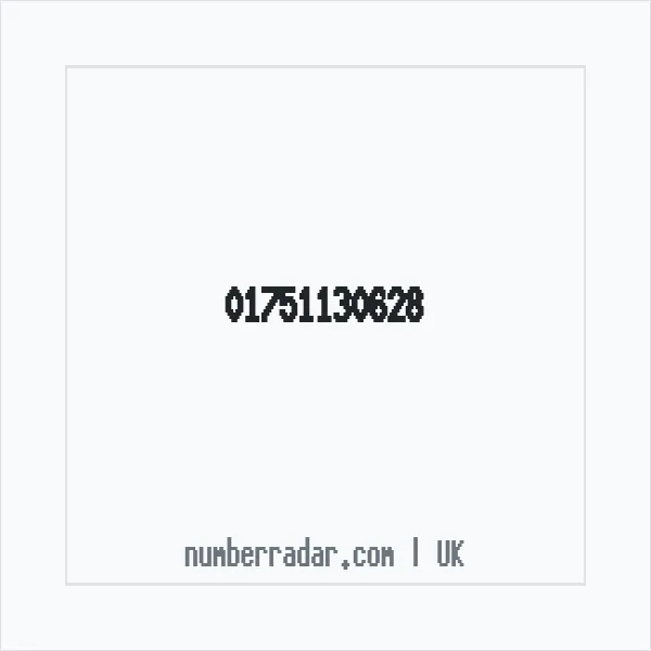 Reverse number check for +44 1751 130628 — who called me?