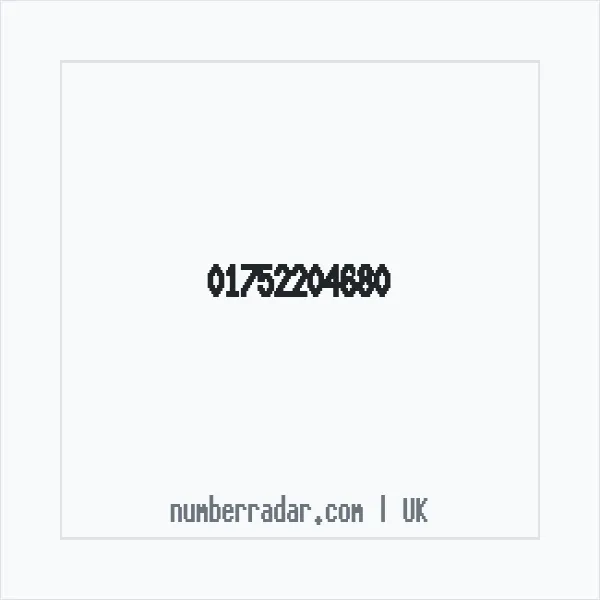 Reverse number check for +44 1752 204680 — who called me?