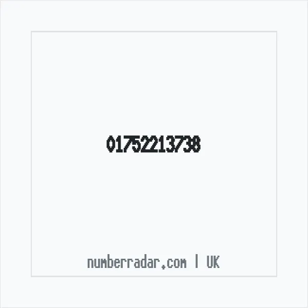 Reverse number check for +44 1752 213738 — who called me?