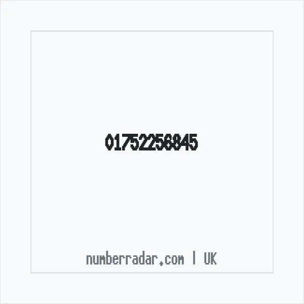 Reverse number check for +44 1752 256845 — who called me?