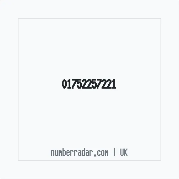 Reverse number check for +44 1752 257221 — who called me?