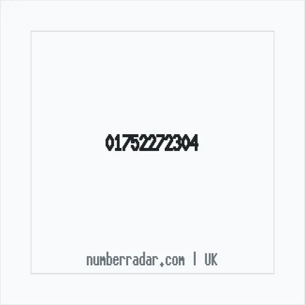 Reverse number check for +44 1752 272304 — who called me?