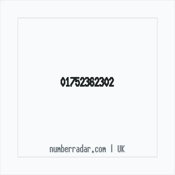 Reverse number check for +44 1752 362302 — who called me?