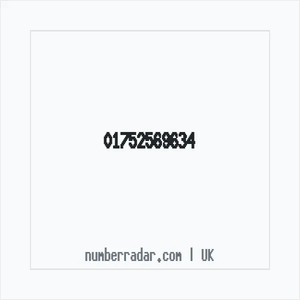 Reverse number check for +44 1752 569634 — who called me?
