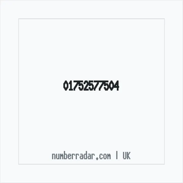 Reverse number check for +44 1752 577504 — who called me?