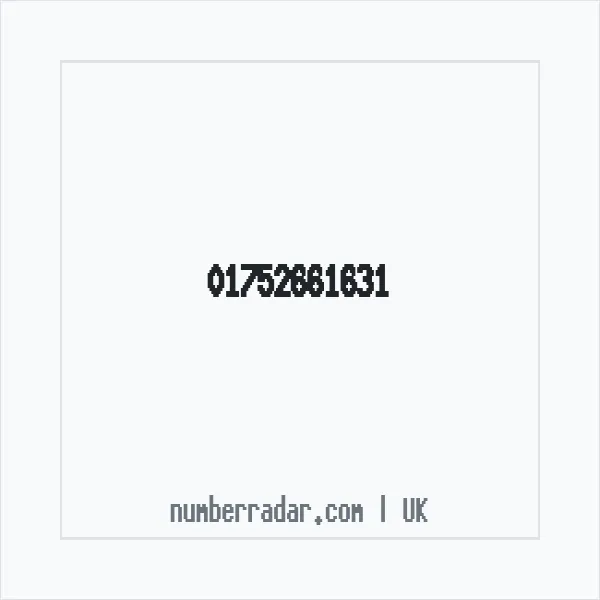 Reverse number check for +44 1752 661631 — who called me?