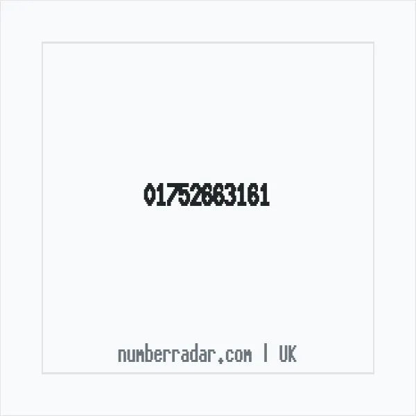 Reverse number check for +44 1752 663161 — who called me?