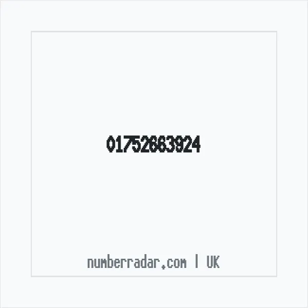 Reverse number check for +44 1752 663924 — who called me?