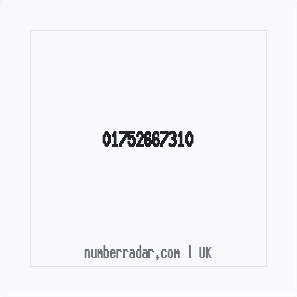 Reverse number check for +44 1752 667310 — who called me?