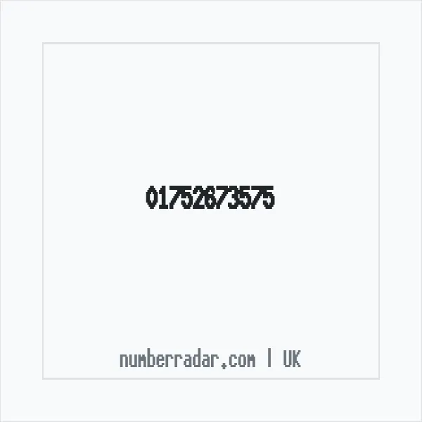 Reverse number check for +44 1752 673575 — who called me?
