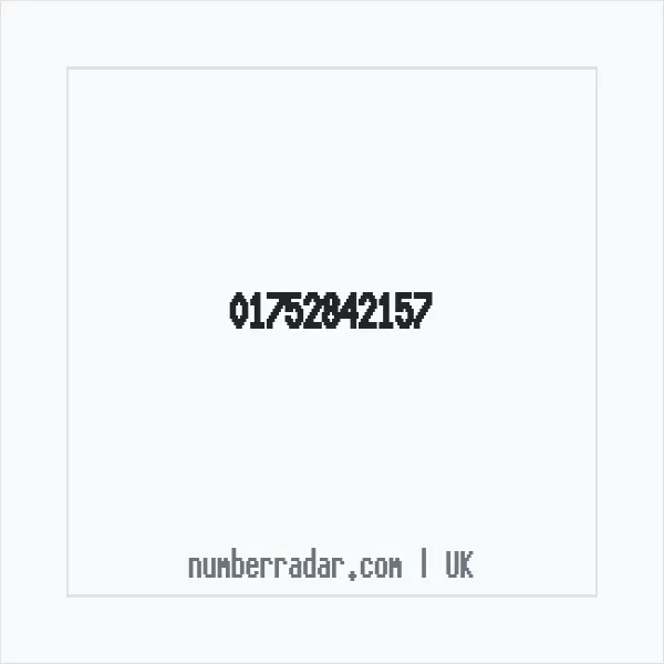 Reverse number check for +44 1752 842157 — who called me?