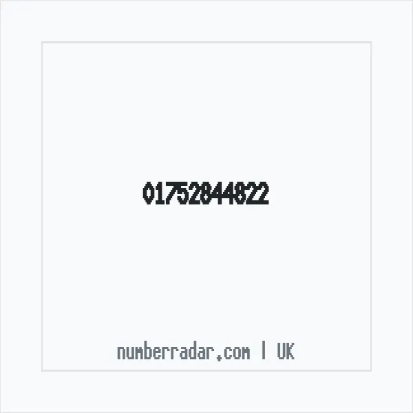 Reverse number check for +44 1752 844822 — who called me?