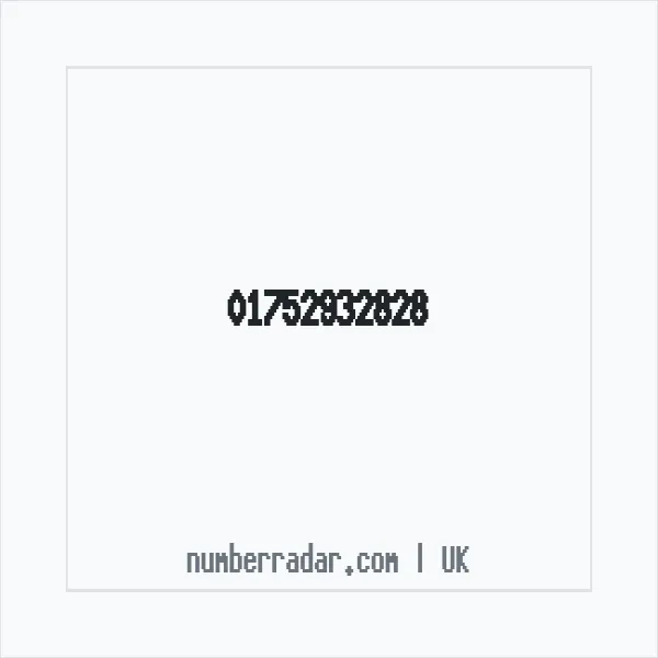Reverse number check for +44 1752 932828 — who called me?