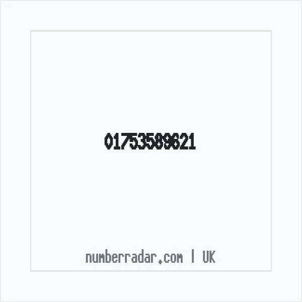 Reverse number check for +44 1753 589621 — who called me?