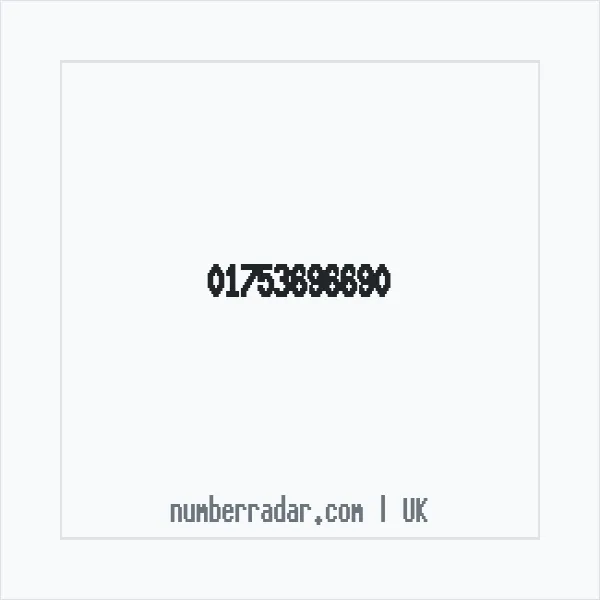 Reverse number check for +44 1753 696690 — who called me?