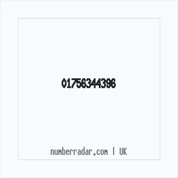 Reverse number check for +44 1756 344396 — who called me?