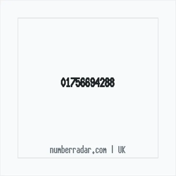 Reverse number check for +44 1756 694288 — who called me?