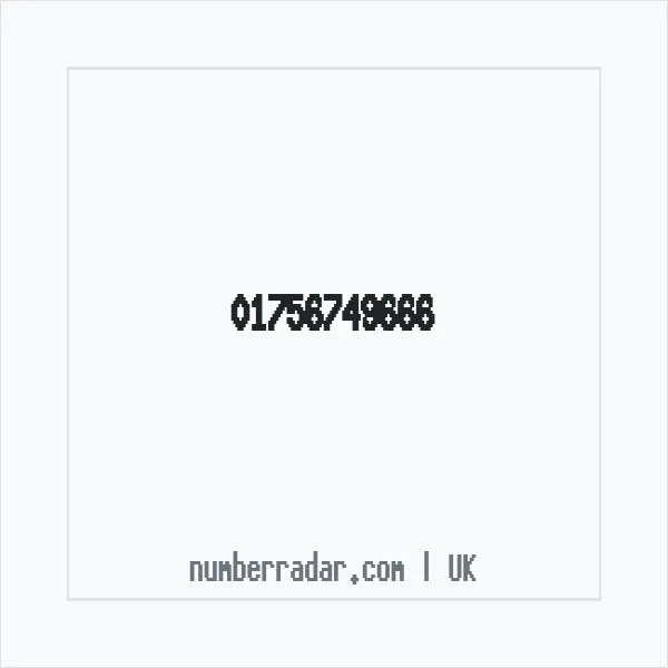 Reverse number check for +44 1756 749666 — who called me?