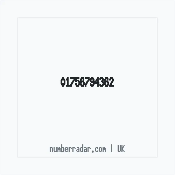 Reverse number check for +44 1756 794362 — who called me?