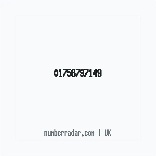 Reverse number check for +44 1756 797149 — who called me?