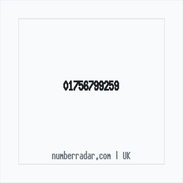 Reverse number check for +44 1756 799259 — who called me?