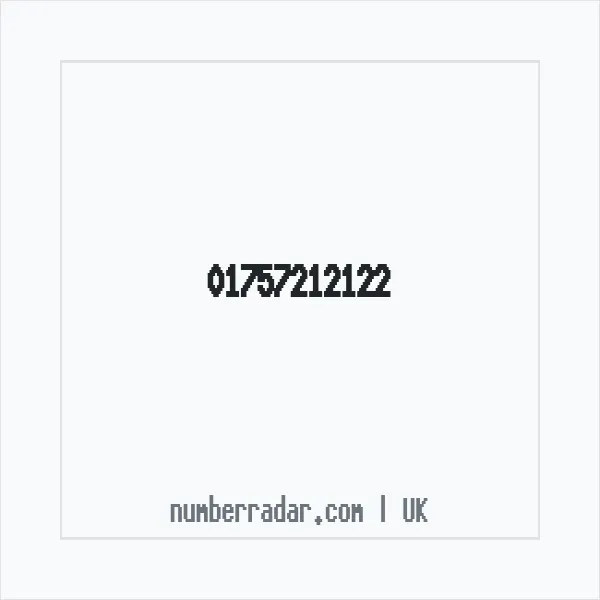 Reverse number check for +44 1757 212122 — who called me?