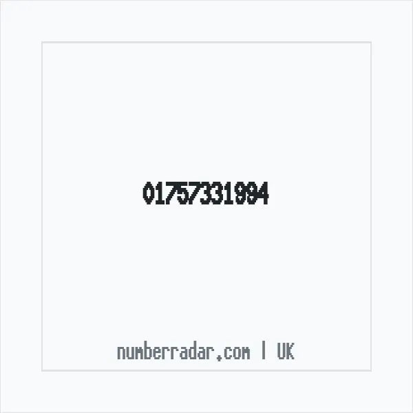 Reverse number check for +44 1757 331994 — who called me?