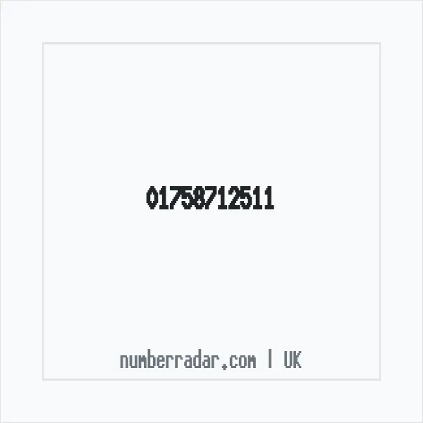 Reverse number check for +44 1758 712511 — who called me?