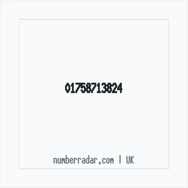 Reverse number check for +44 1758 713824 — who called me?