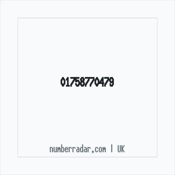 Reverse number check for +44 1758 770479 — who called me?