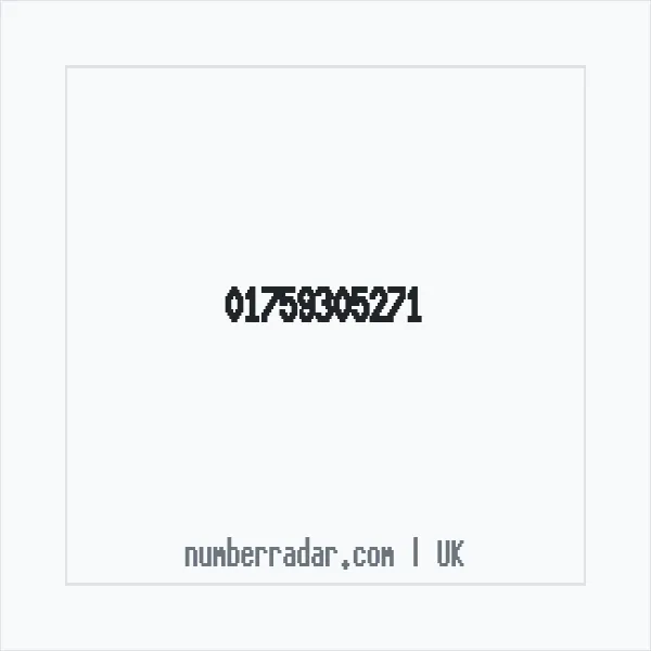 Reverse number check for +44 1759 305271 — who called me?