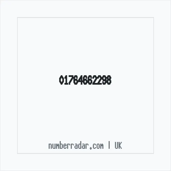 Reverse number check for +44 1764 662298 — who called me?