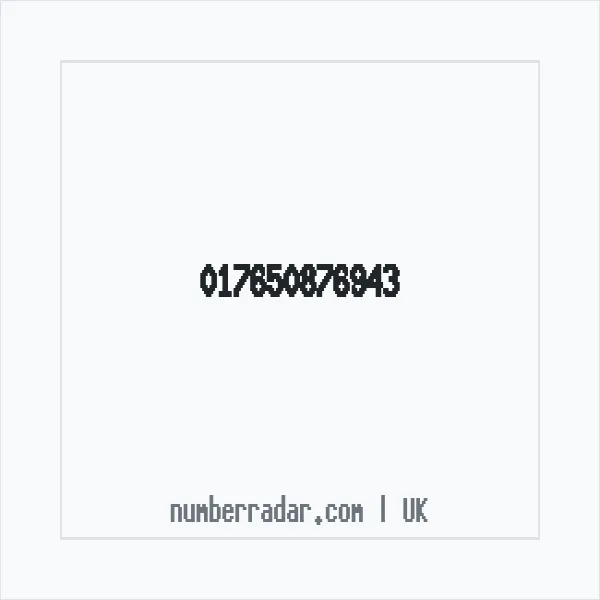Reverse number check for +44 (1765) 087-694 — who called me?