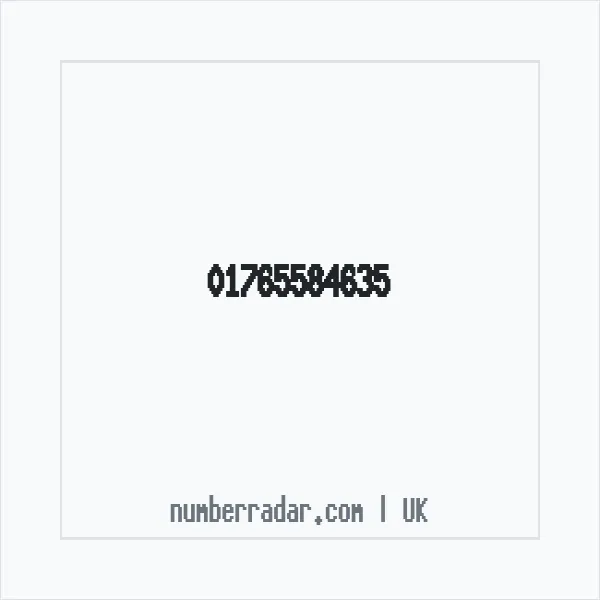 Reverse number check for +44 1765 584635 — who called me?