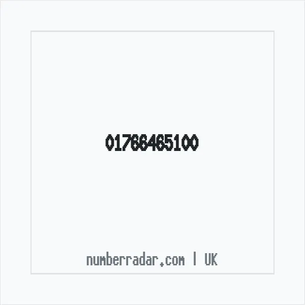 Reverse number check for +44 1766 465100 — who called me?